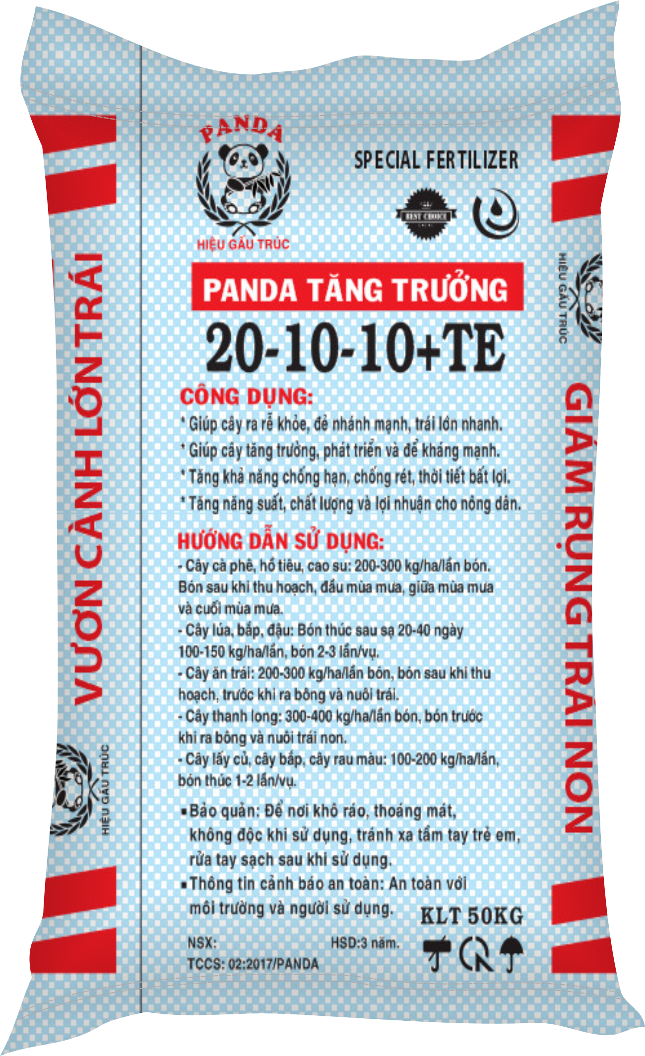 Phân NPK 20-10-10 + TE-10077