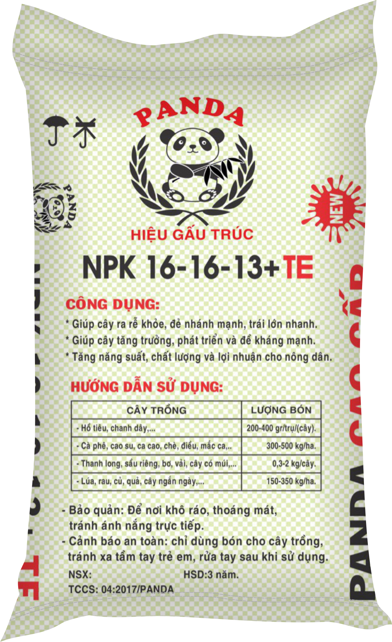 Phân NPK 16-16-13 + TE-10074