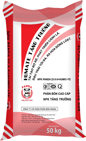 Phân NPK 22 - 5 - 5 + humate + TE